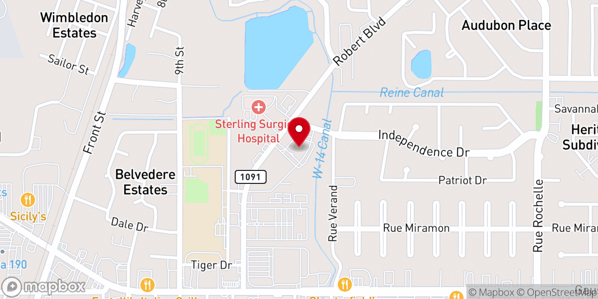 Map showing location of St Margaret Mary Church