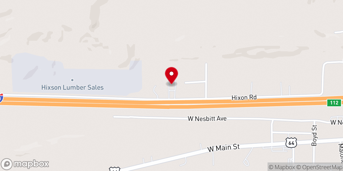 Map showing location of Plumerville Faith Assembly