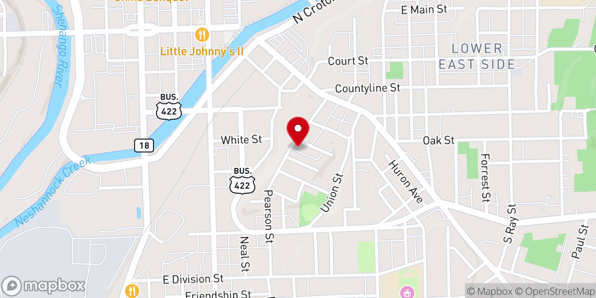 Map showing location of Shepherd’s Light Ministry