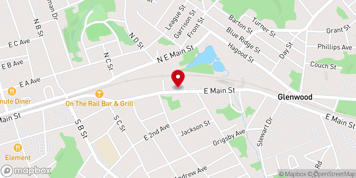 Map showing location of Connecting Point Church