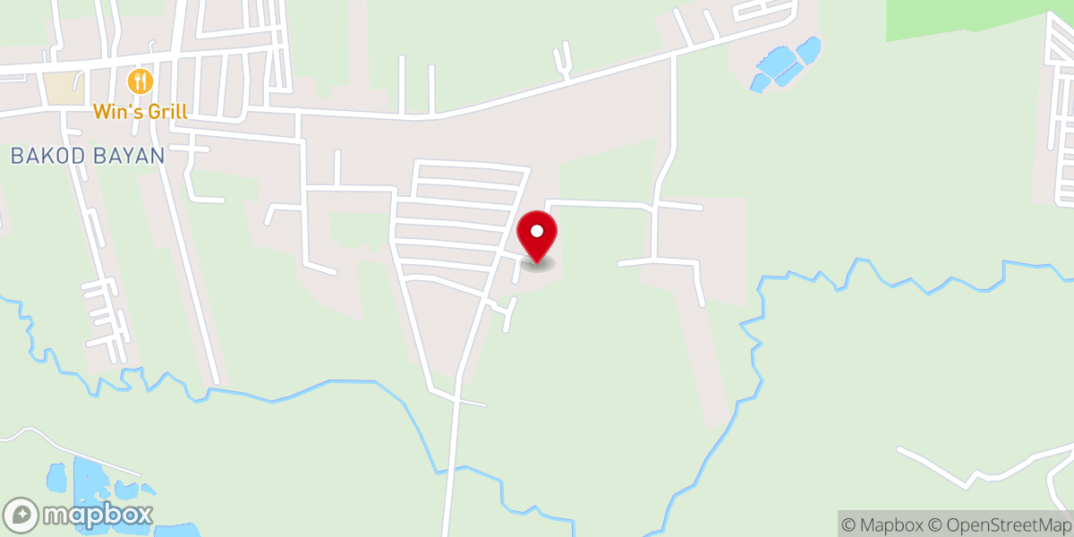 Map showing location of MCTV Bakod Bayan