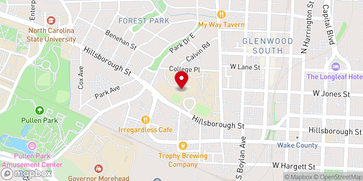 Map showing location of St. Mary's Chapel