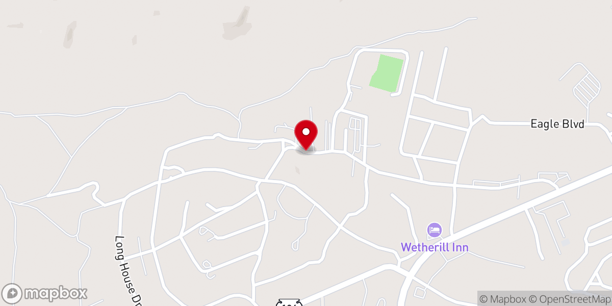 Map showing location of The Potter's House