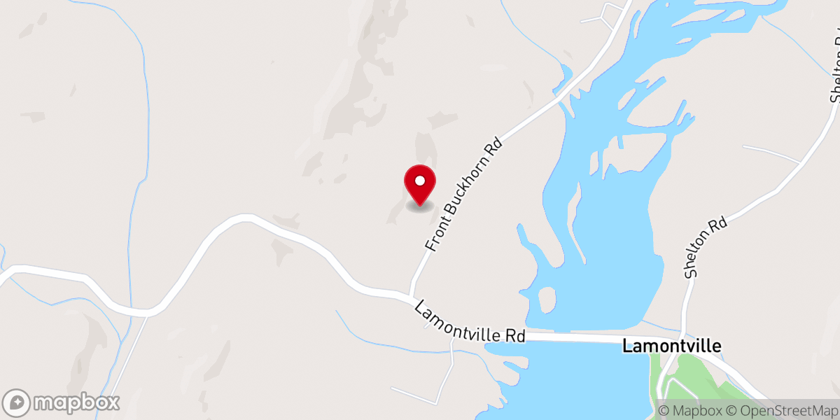Map showing location of New Beginnings Baptist Church
