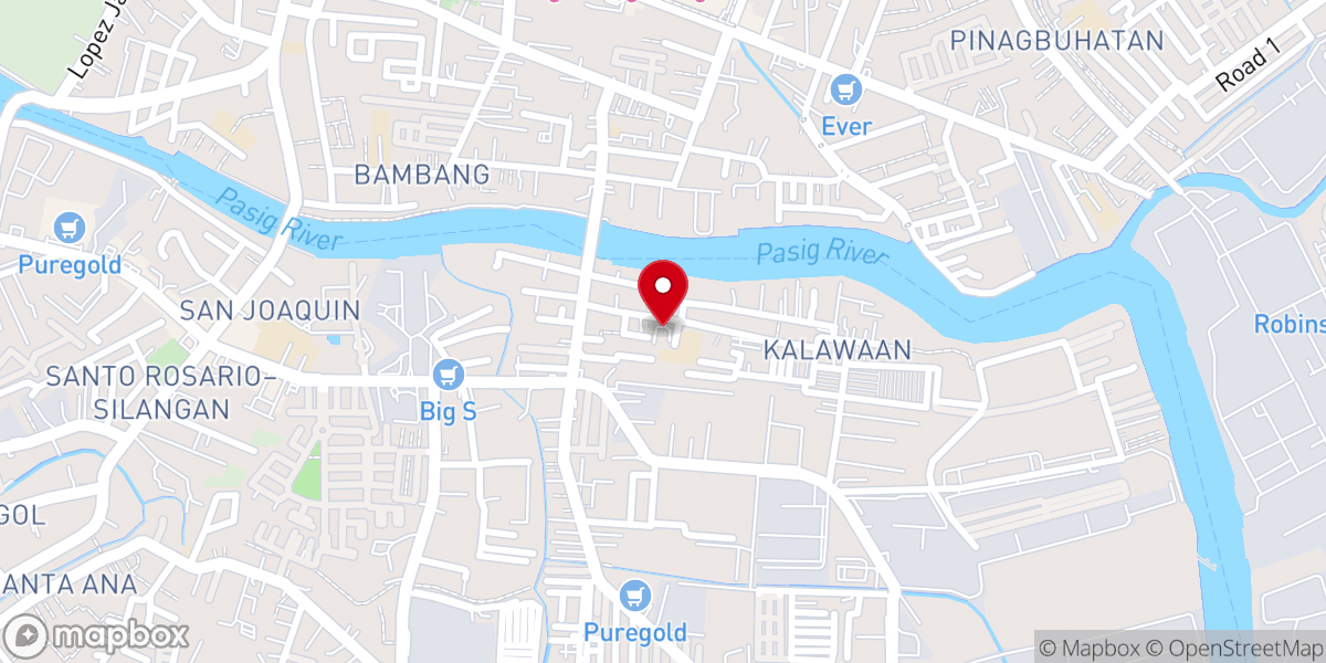 Map showing location of Sta. Martha Parish Church - Kalawaan, Pasig City (Diocese of Pasig)