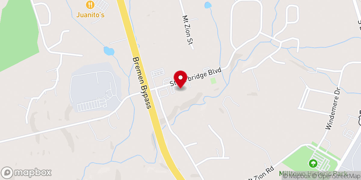 Map showing location of Lifegate Church Bremen