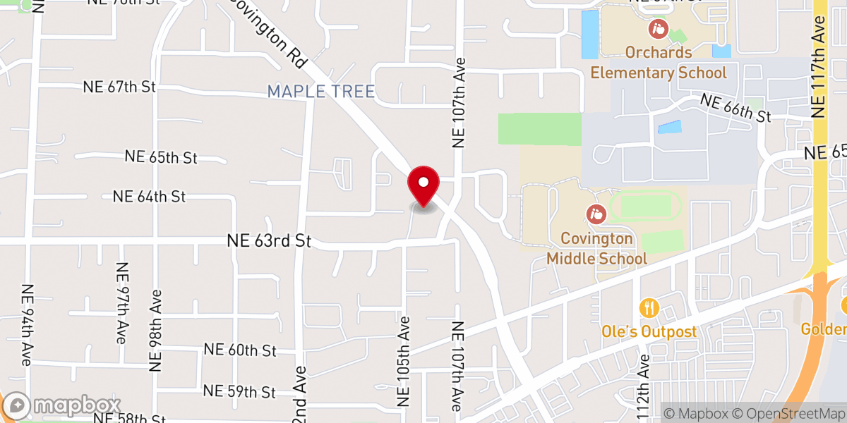 Map showing location of Grace Family Church
