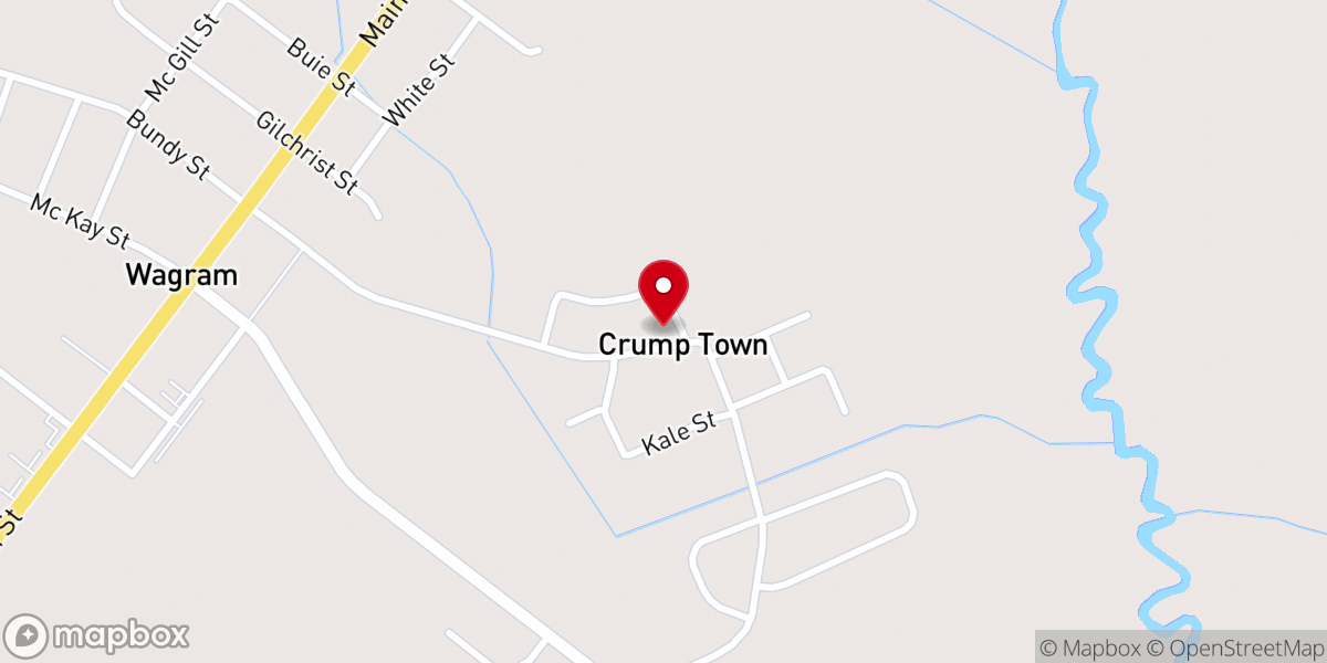 Map showing location of Zion Holiness Church
