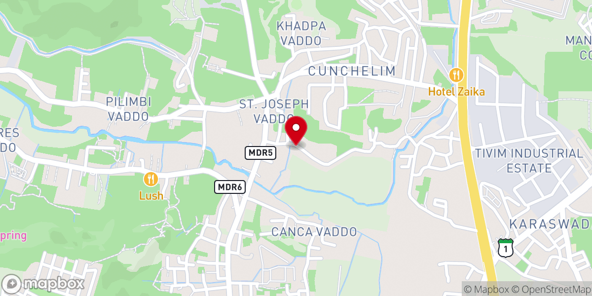 Map showing location of Holy Cross