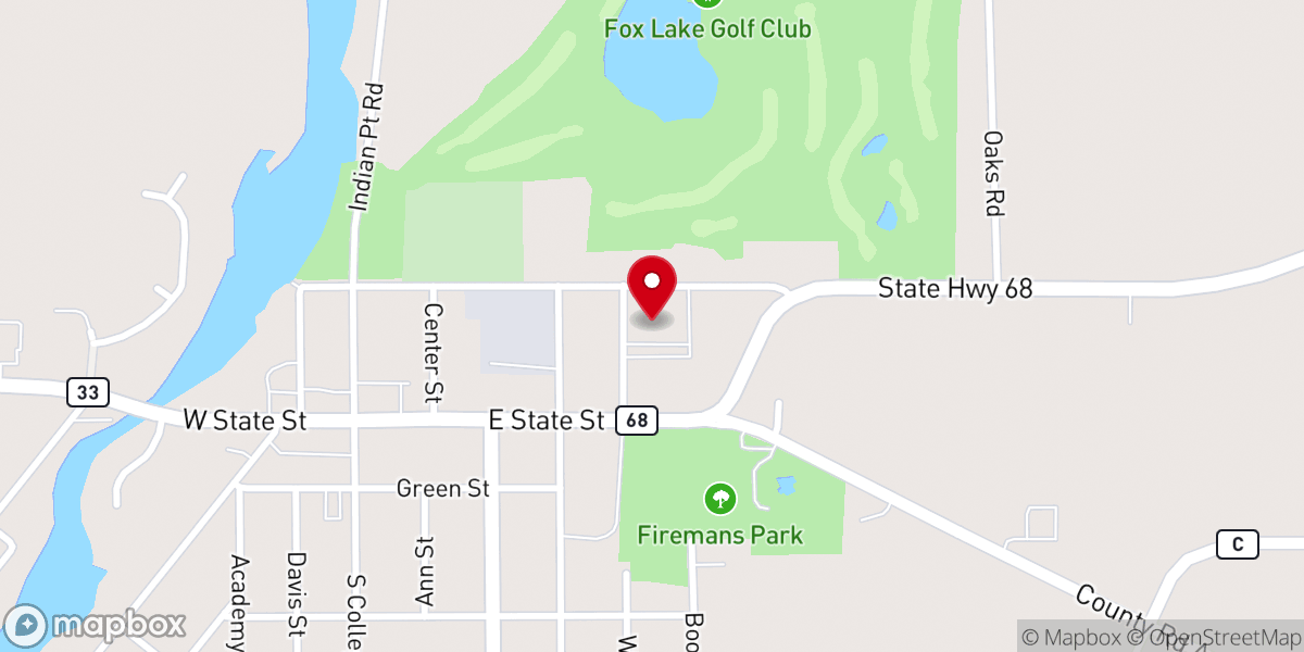 Map showing location of St John's Lutheran Church, School & preK
