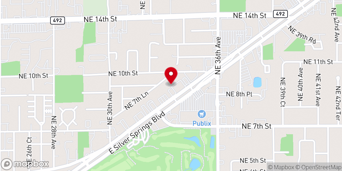 Map showing location of Bible Believers Baptist Church