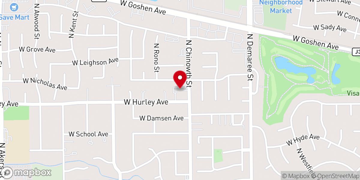 Map showing location of First Landmark Missionary Baptist Church