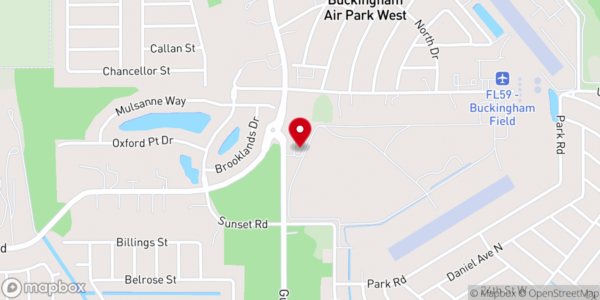 Map showing location of Gunnery Road Baptist Church