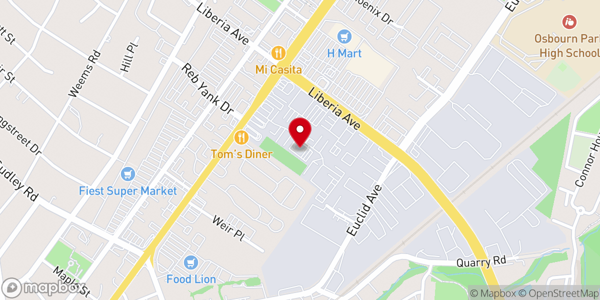 Map showing location of Rise Ministry
