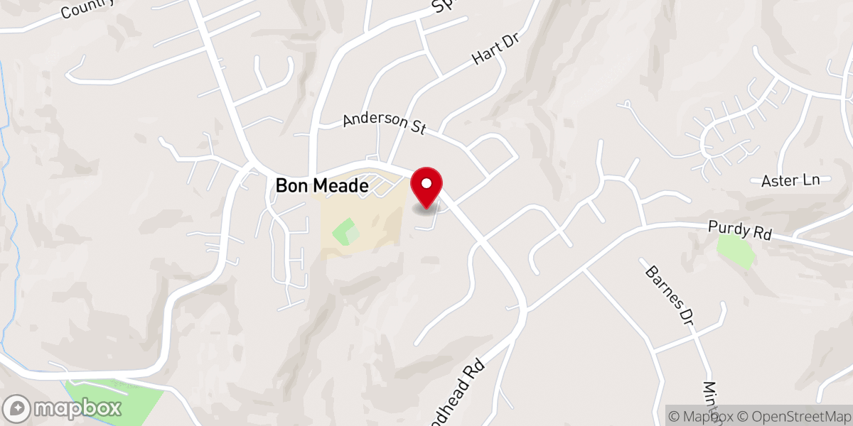 Map showing location of Riverdale Presbyterian Church
