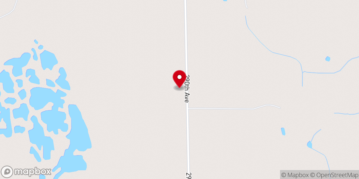 Map showing location of Holy Rosary Church