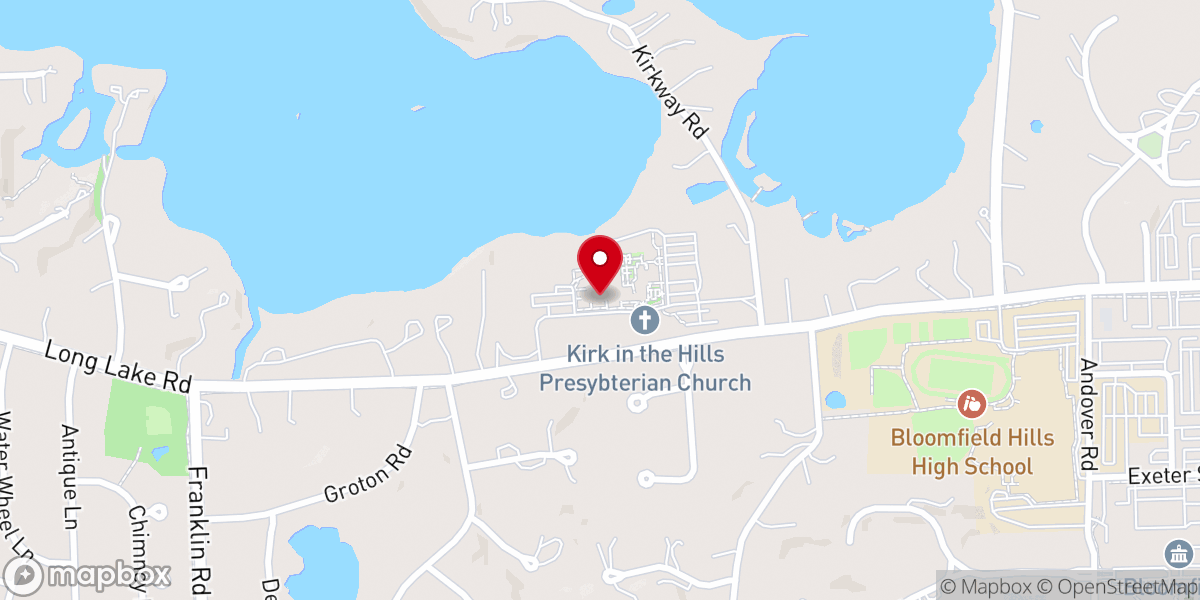 Map showing location of The Synod of the Covenant