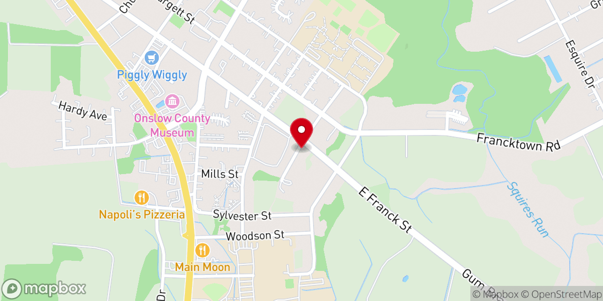 Map showing location of Ecclesia Ministries Church Richlands
