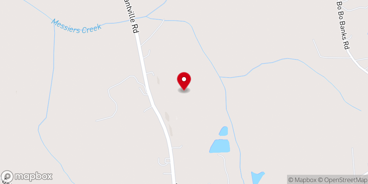 Map showing location of Steve Franz Evangelistic Ministries