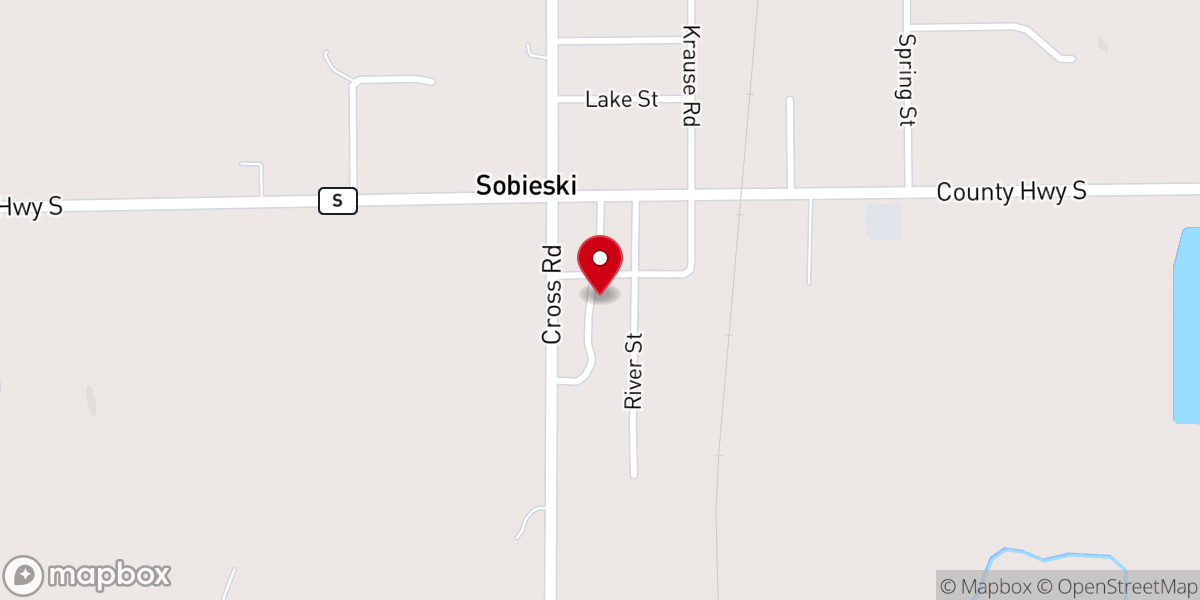 Map showing location of St Maximilian Kolbe Parish Church