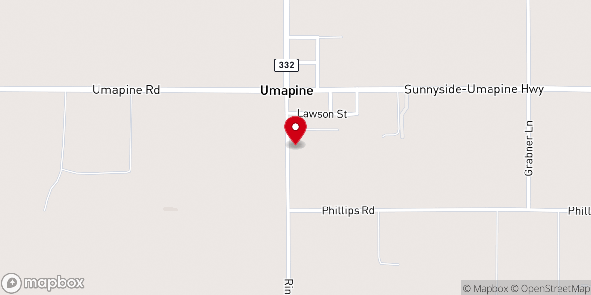 Map showing location of Umapine Seventh-day Adventist Church