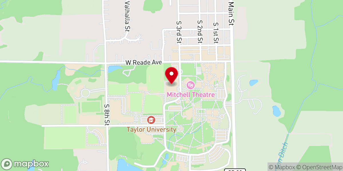 Map showing location of Rediger Chapel / Auditorium