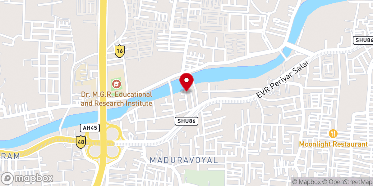 Map showing location of Gate Of Comfort Church Maduravoyal(Pentecostal Church )