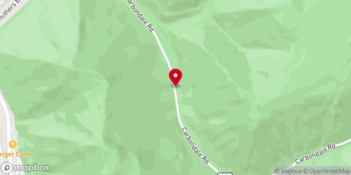 Map showing location of Mount Zion Church