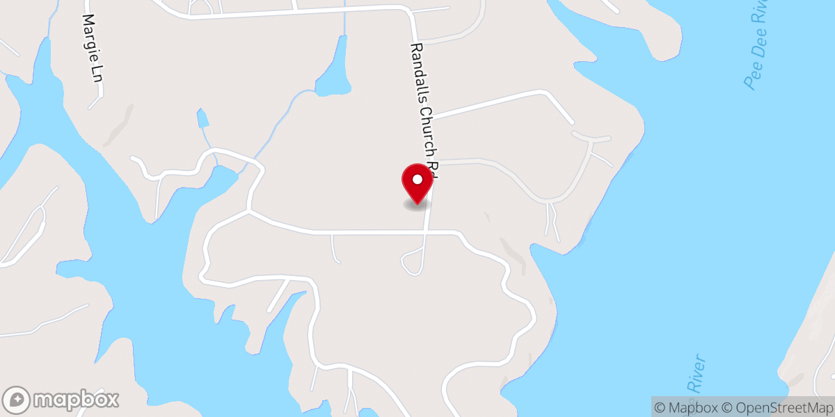 Map showing location of Randall by the River: A United Methodist Community