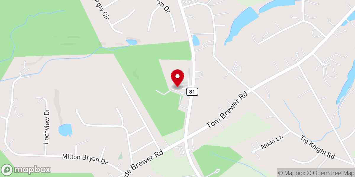 Map showing location of Summit Church of Loganville
