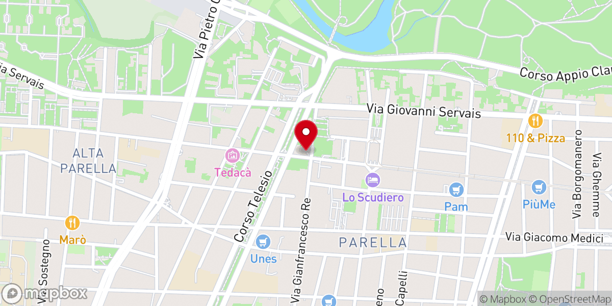 Map showing location of Chiesa Parrocchiale di Sant'Ermenegildo Re e Martire