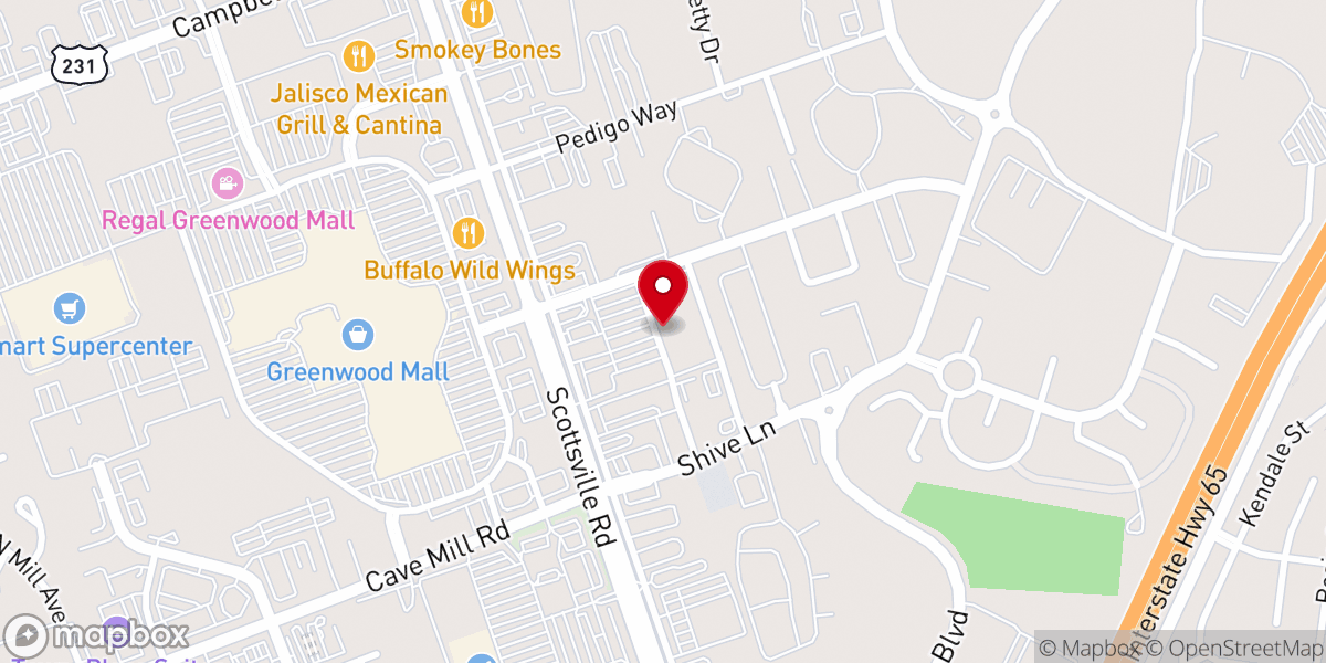 Map showing location of Real Life Church