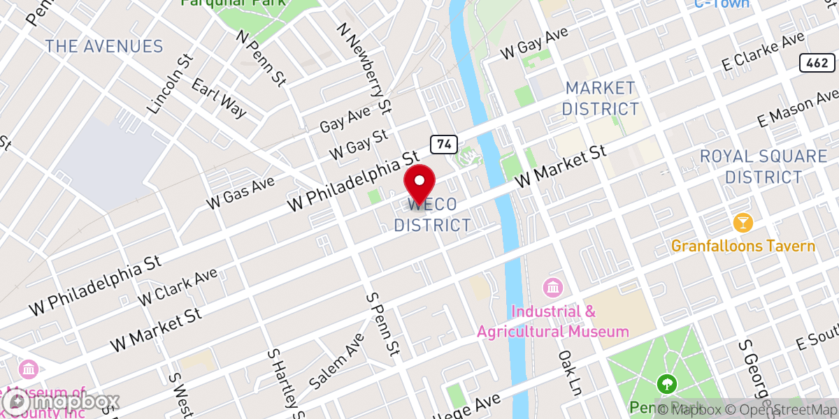 Map showing location of Zeal Church York