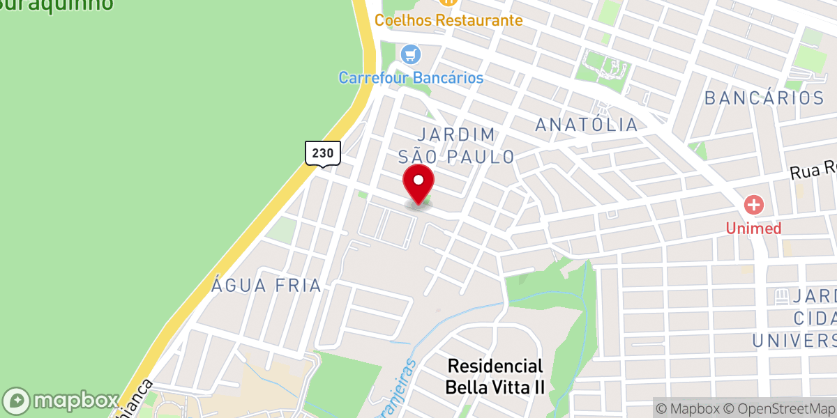 Map showing location of Igreja em João Pessoa