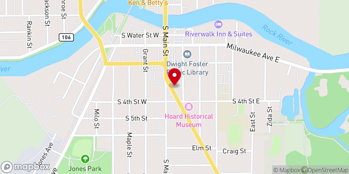 Map showing location of Iglesia Camino, Verdad, Y Vida Pentecostal