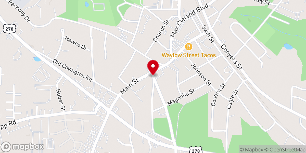 Map showing location of First St Paul AME Church