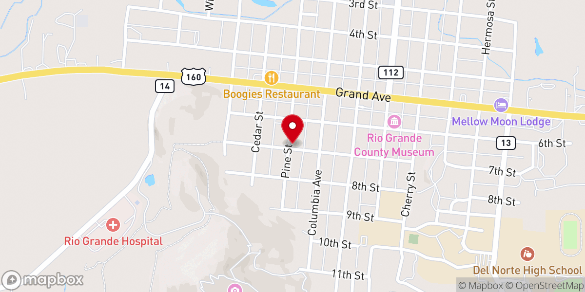 Map showing location of New Life Fellowship