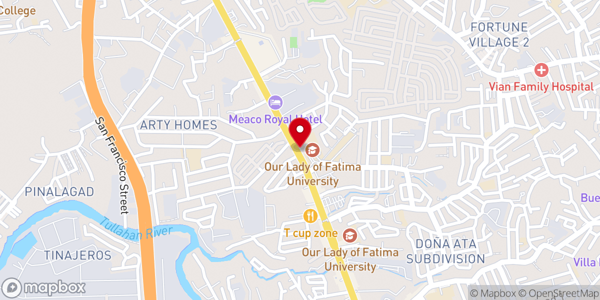 Map showing location of Bread of Life - Valenzuela