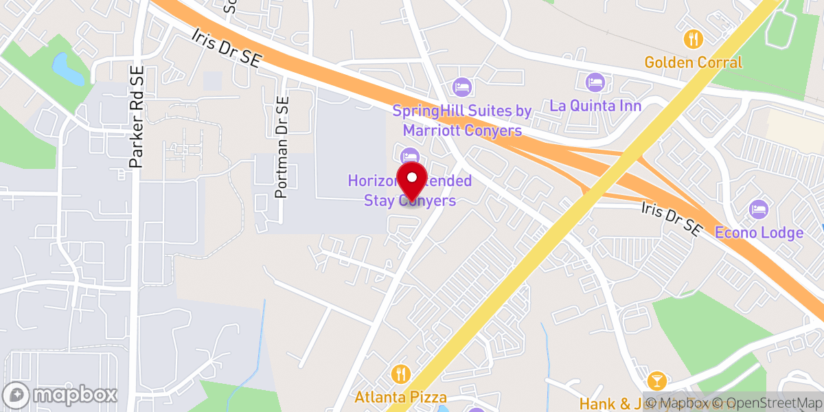 Map showing location of Unfolding Faith Christain Church