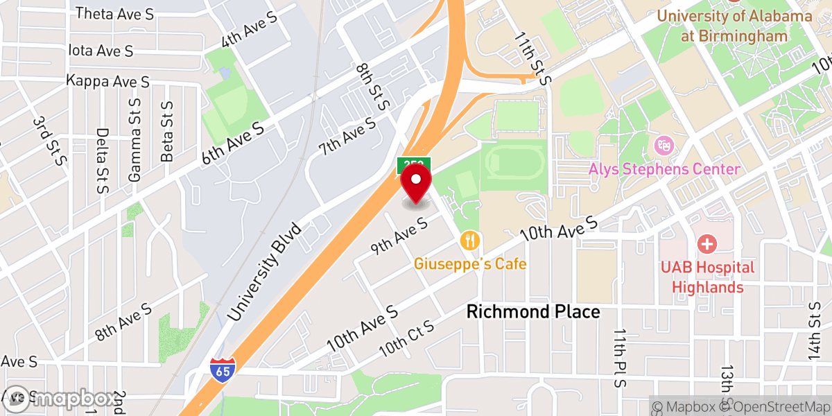 Map showing location of St Elias Maronite Catholic Church