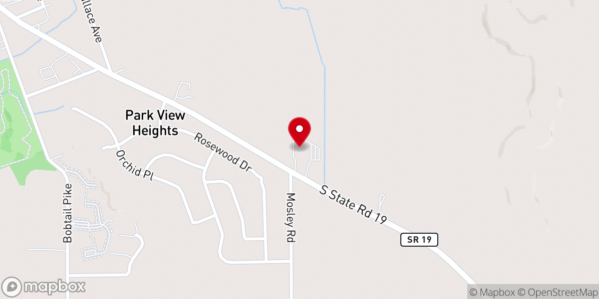 Map showing location of Salvation Army Food Pantry