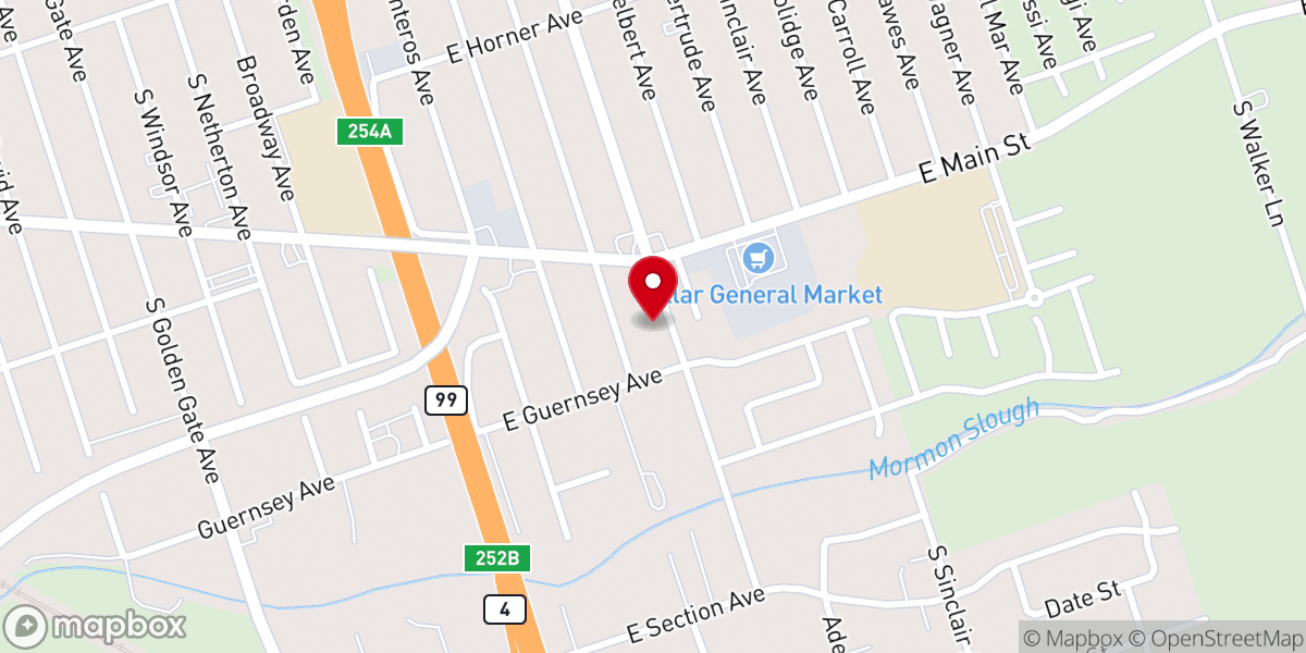 Map showing location of United Pentecostal Church