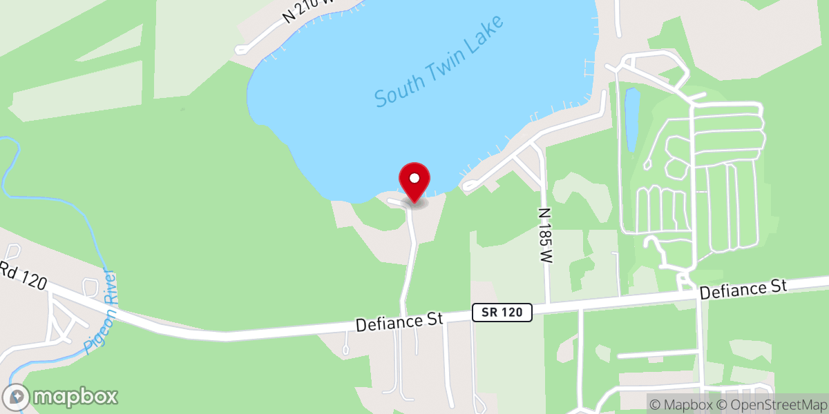 Map showing location of Lutherwald