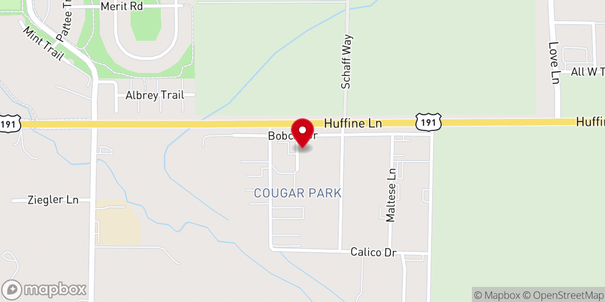 Map showing location of Word of Life Christian Center