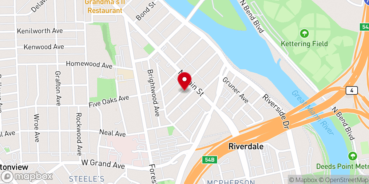Map showing location of Christ the King Anglican Church