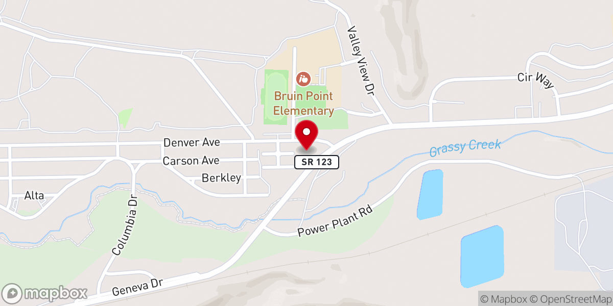 Map showing location of Calvary Faith Pentecostal Church