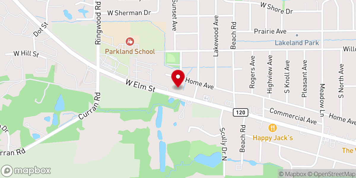 Map showing location of The Outpost Bible Church