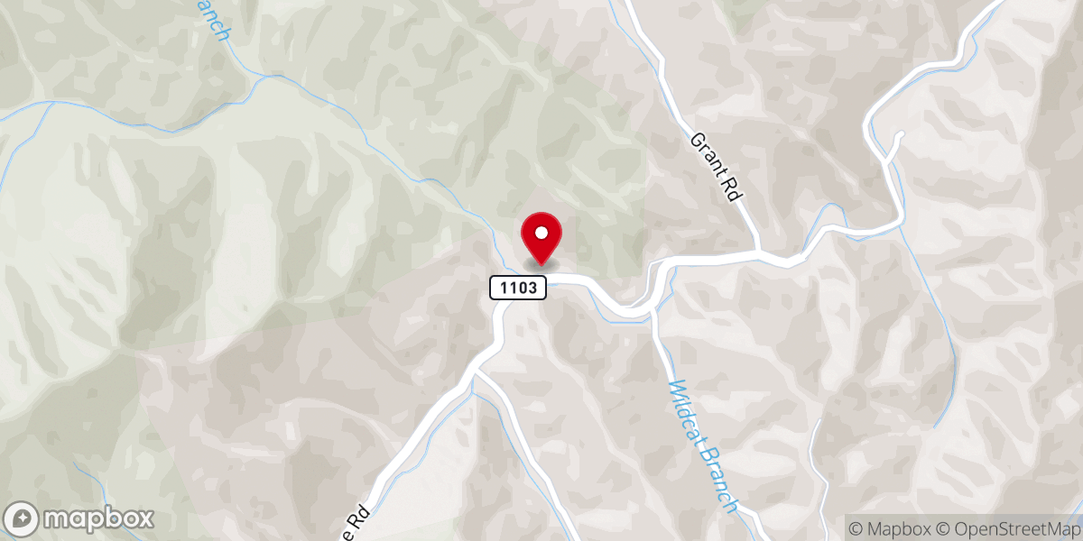 Map showing location of Silvermine Church