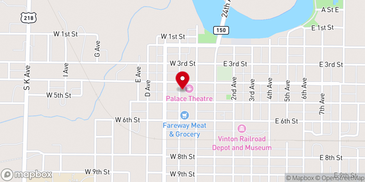 Map showing location of Abundant Life Ministries