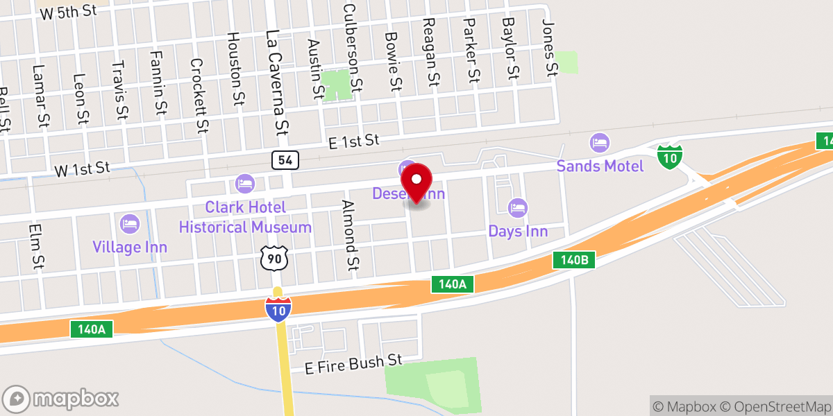 Map showing location of Maple Street Church of Christ
